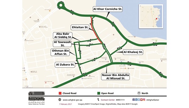 90-day traffic diversion at Al Khor