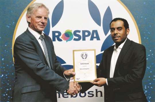 Health, safety award for Msheireb Properties