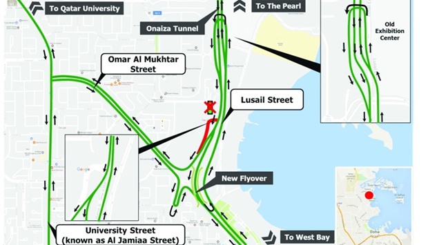 New Flyover on Lusail Expressway to open on Friday