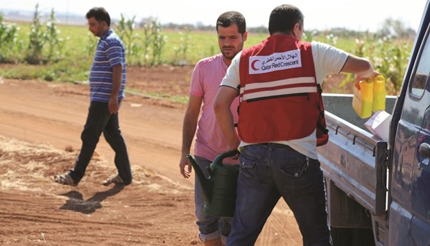 QRCS farm project benefits 1,828 families in Syria