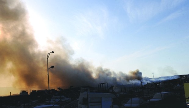 Sailiyah warehouses area witnesses another fire