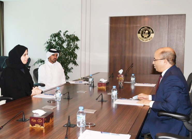 Al Khater meets Ambassador of Tunisia