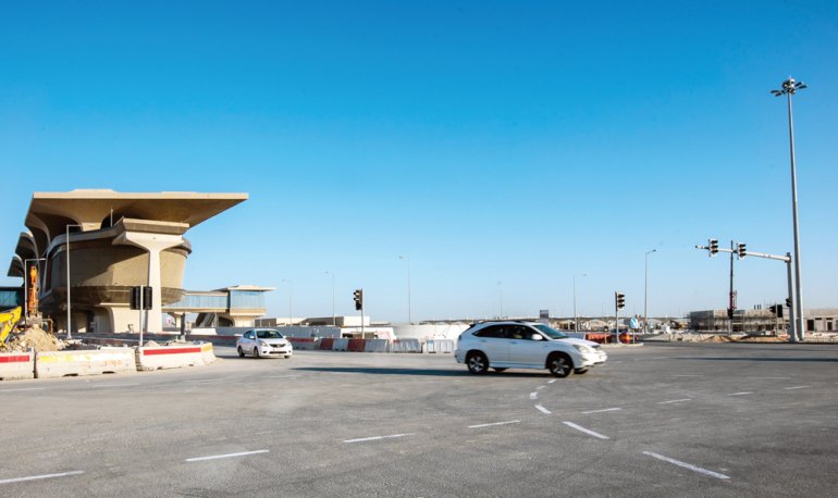 Al Wakrah Road Underpass Signalised Intersection partially opens