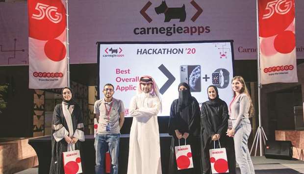 All-female Qatari team's app wins top award at CMU-Q Hackathon competition
