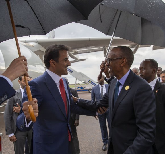 Amir arrives at Kigali