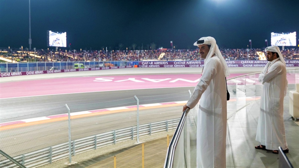 Amir attends Formula 1 Qatar Airways Qatar Grand Prix 2023