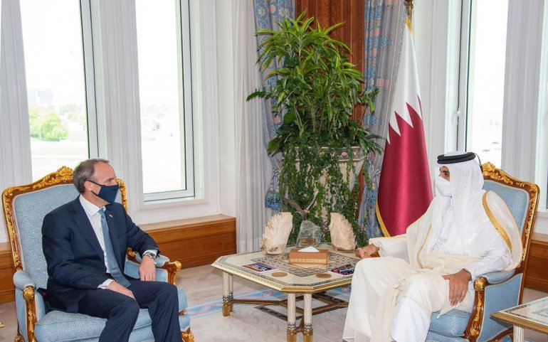 Amir meet UK Secretary of State for Foreign Affairs