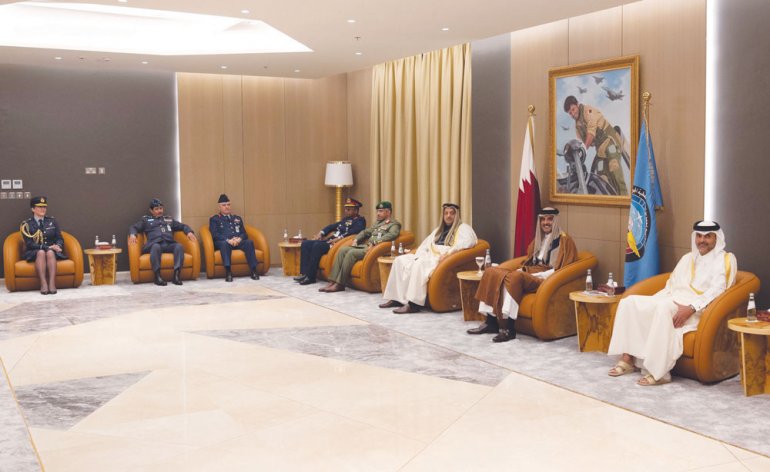 Amir meets security and military leaders