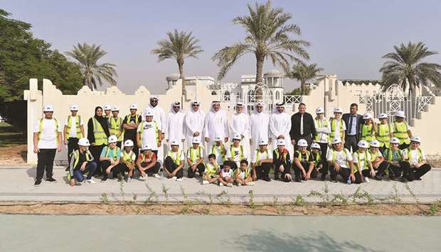 Ashghal participates in قQatar Beautification and Our Kids Planting Treesق campaign