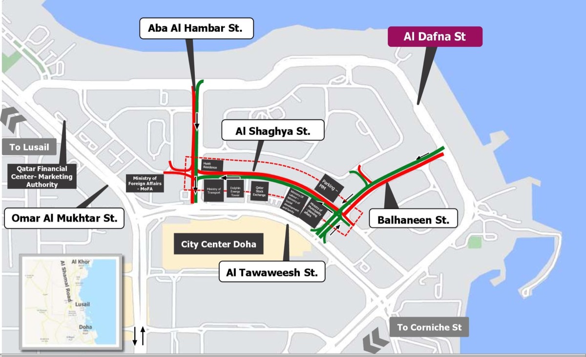 Ashghal to close part of West Bay for two months