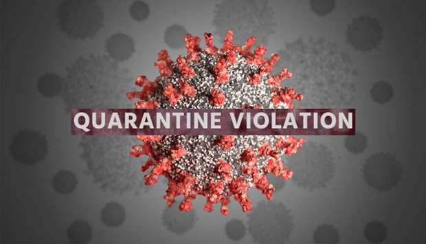 Authorities arrest 5 for violating home quarantine requirements