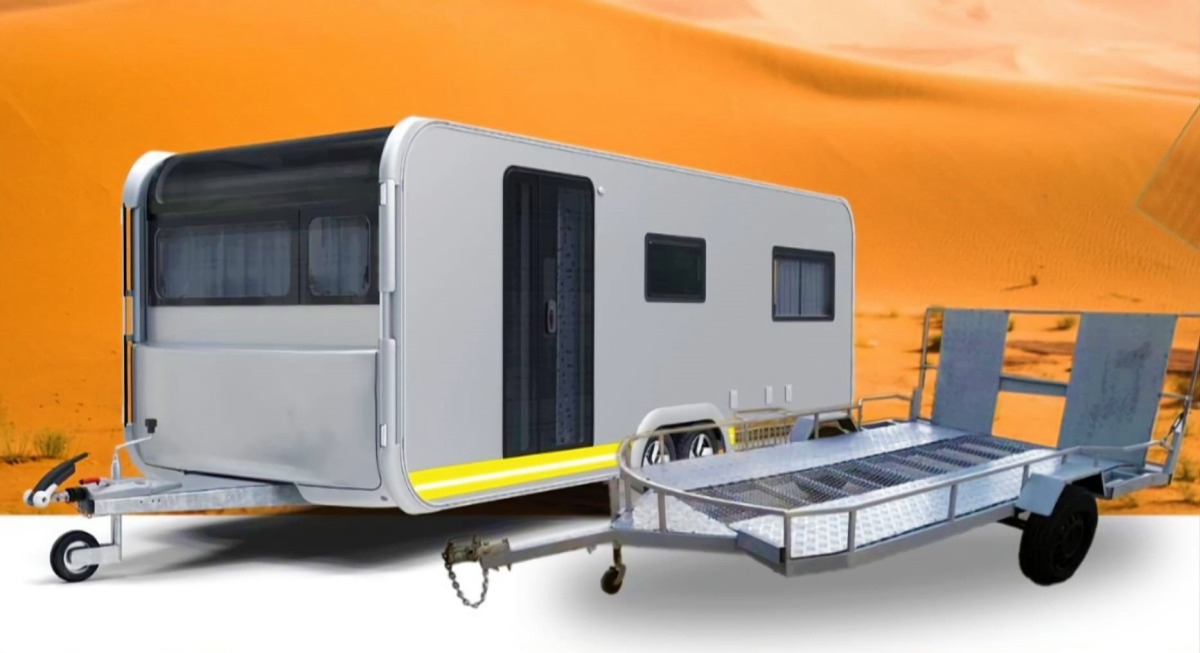 Caravan, trailer transporting times for Qatar camping season