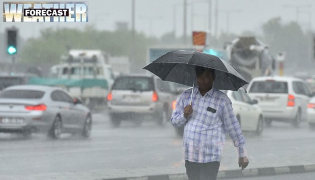 Chance of rain towards month-end