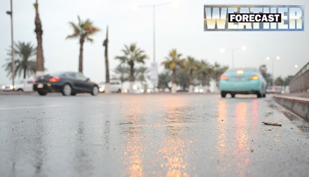Chances of rain from Tuesday in Qatar