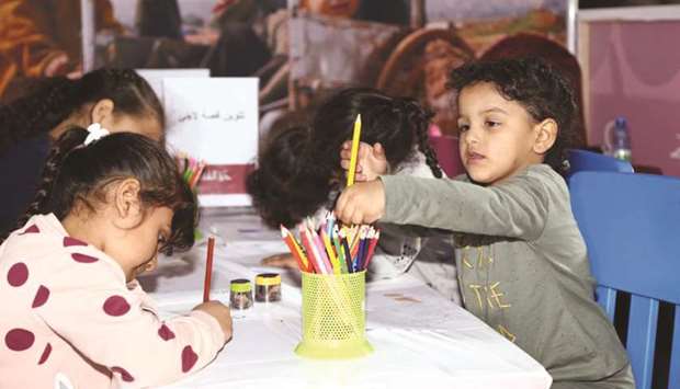 Children, artists participate in قSham Deservesق events