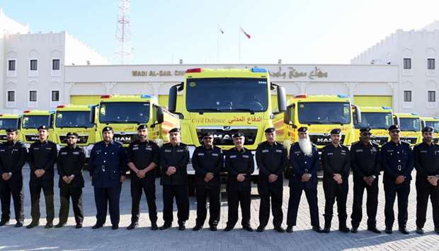 Civil Defence launches new firefighting vehicles