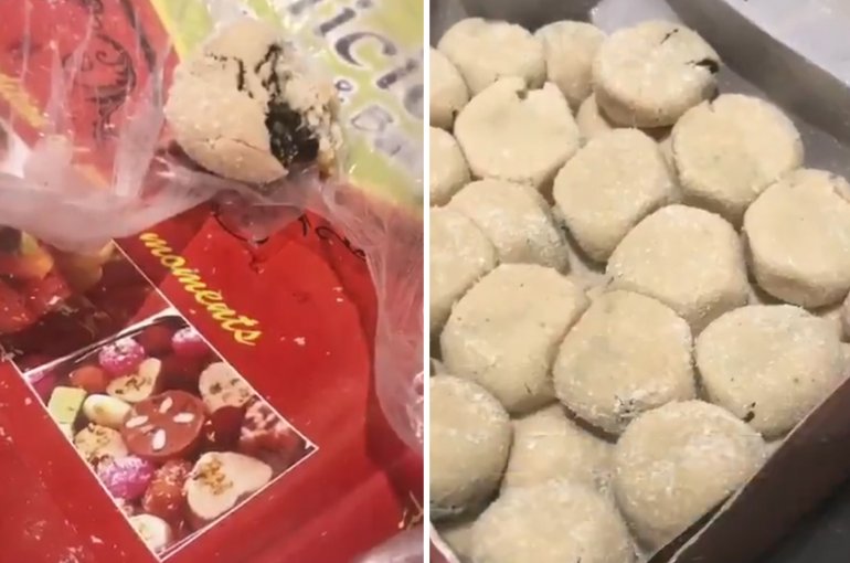 Customs foils smuggling of hashish inside stuffed cookies