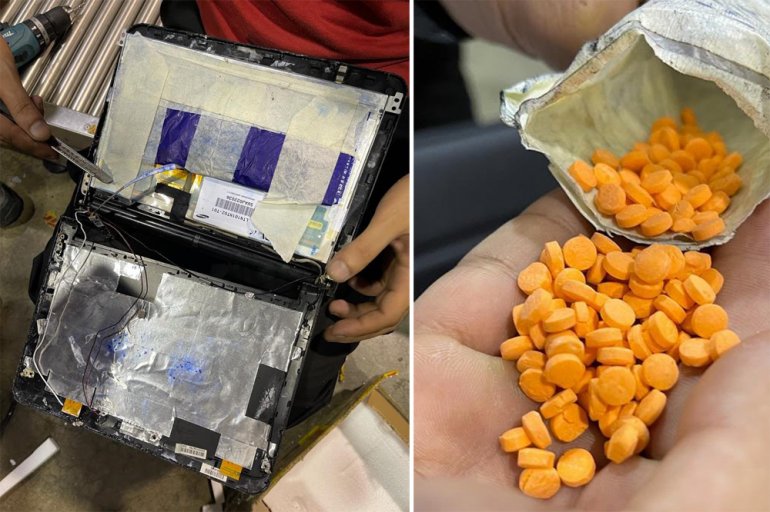 Customs thwarts attempt to smuggle narcotics hidden inside laptop