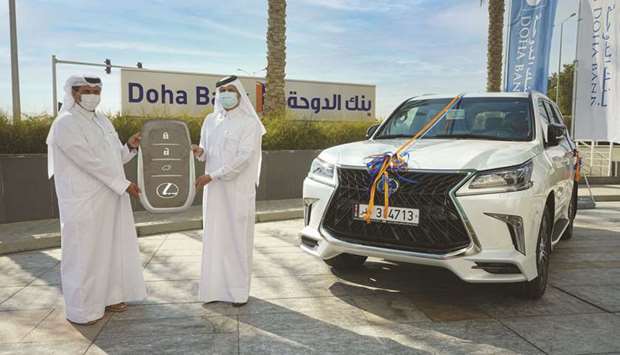 Doha Bank customer wins luxury car