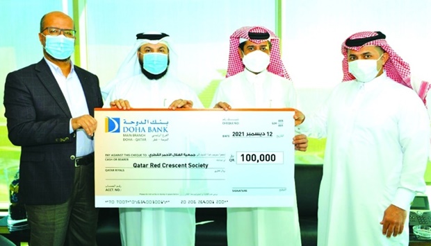 Doha Bank supports QRCS' Warm Winter campaign