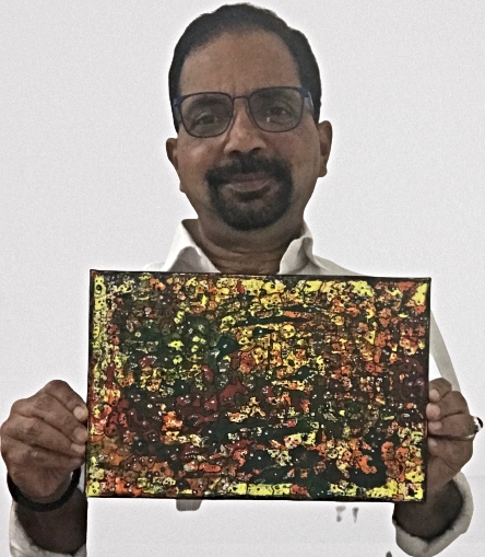 Dr. Ganesh Shenoy  Won the Finalist Award in ART SHOW INTERNATIONAL GALLERY’s 6th ABSTRACT international juried art competition.