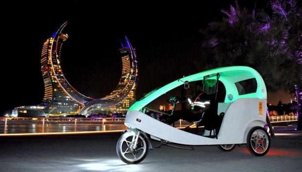 E-Rickshaws offer trendy, environment-friendly transport option in Lusail