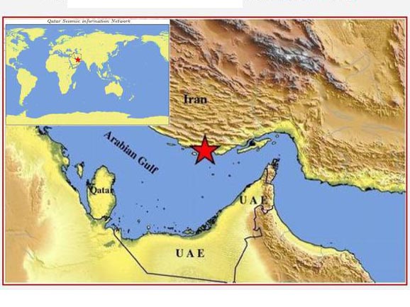 Earthquakes in eastern part of Arabian Gulf; tremors felt in coastal areas of Qatar
