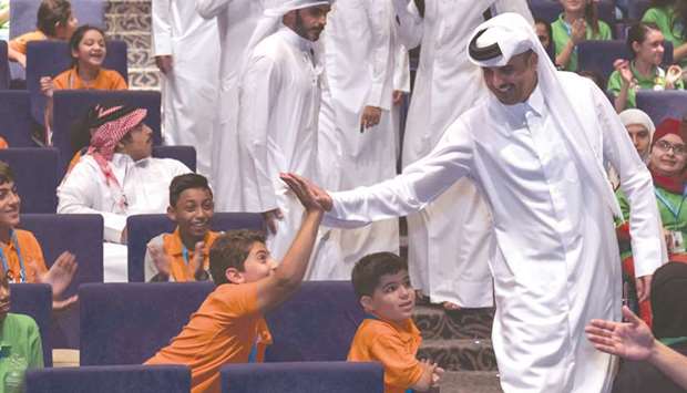 Emir visits Ajyal Film Festival