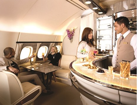 Emirates to unveil enhanced A380 Onboard Lounge at ITB Berlin