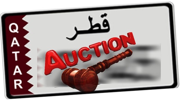 Fancy number electronic auction from Sept 15-18