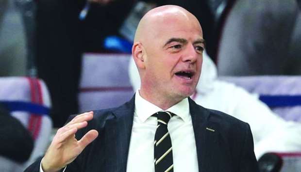FIFA president praises Qatarقs قunparalleledق preparedness