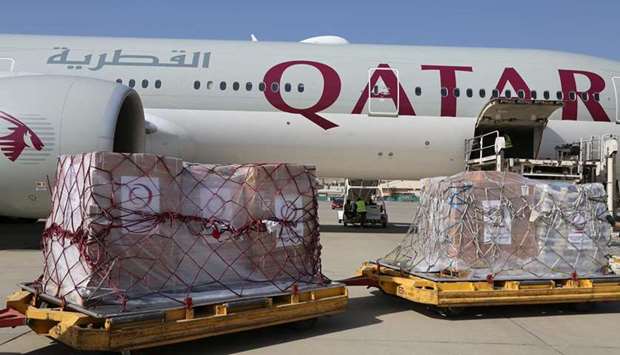 Fifth Qatari plane carrying humanitarian aid arrives in Kabul