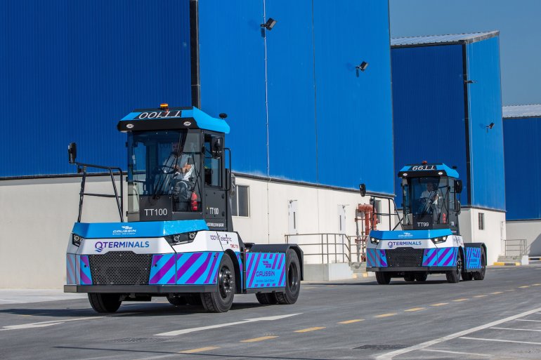First electric tractors assembled in Qatar delivered to QTerminals