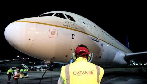 First Saudi Airlines flight comes to Doha