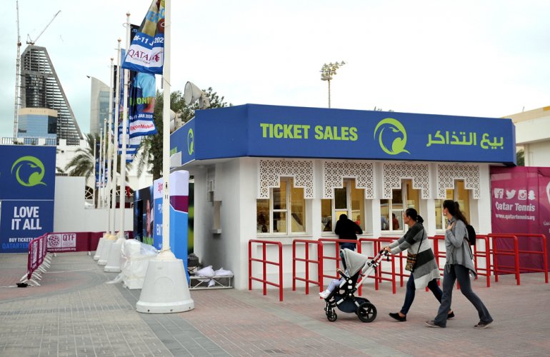 Free tennis match tickets for 100 Doha Metro users