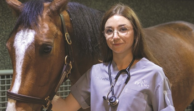 German student travels to Qatar to learn more about horses