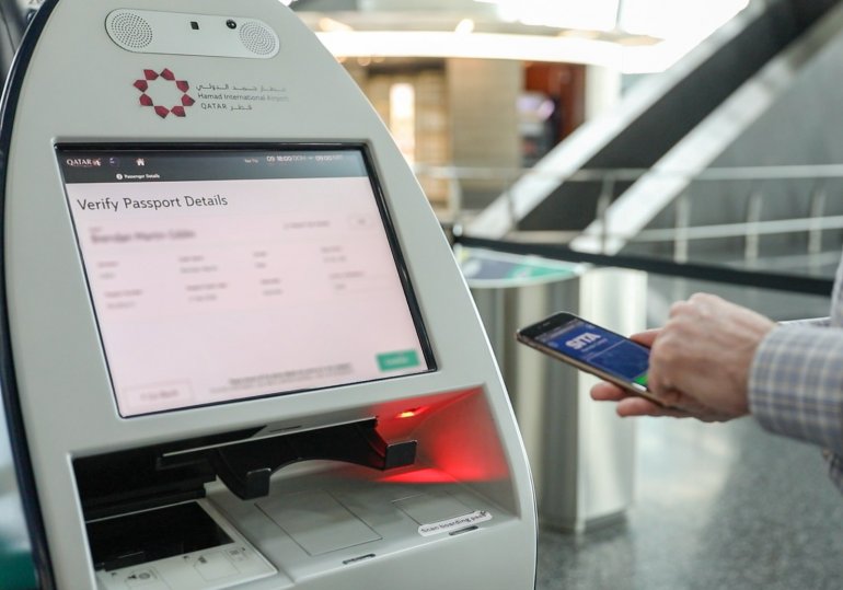 Hamad International Airport tests contactless technology for self check-in and baggage drop