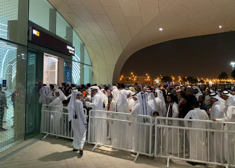 High traffic recorded as thousands of football fans opt for Doha Metro