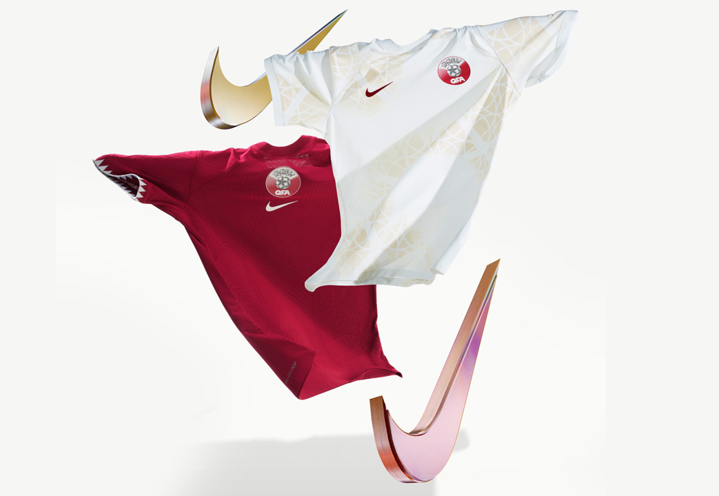 Hosts Qatar unveil FIFA World Cup jerseys 