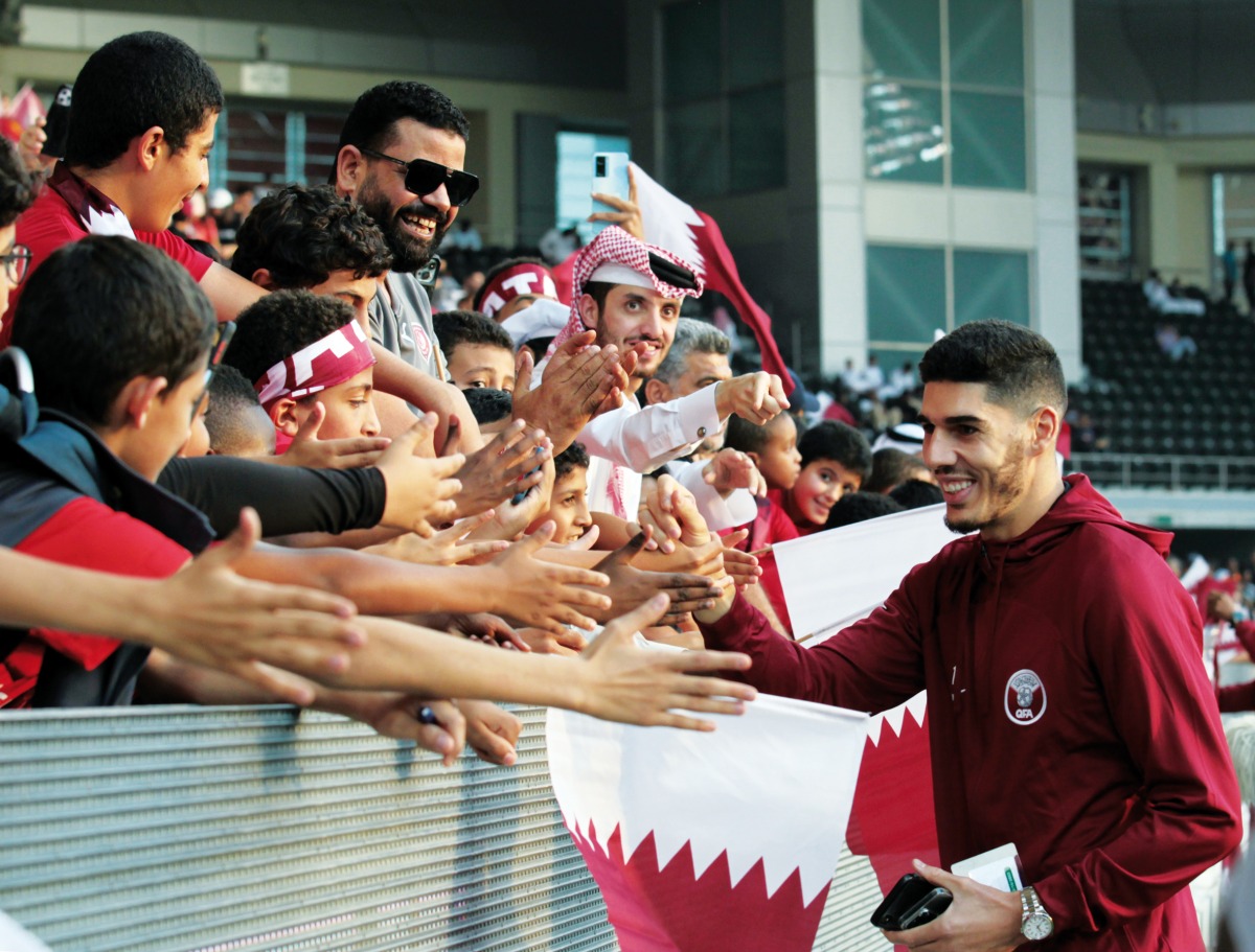 Huge crowd gathers to attend Qatar’s open training session