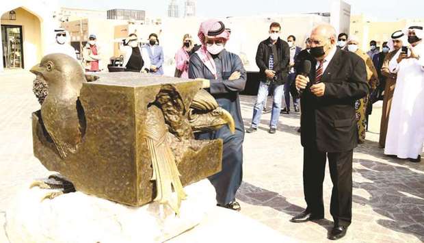 قFriendshipق sculpture at Katara portrays strong Qatar-Cuba ties