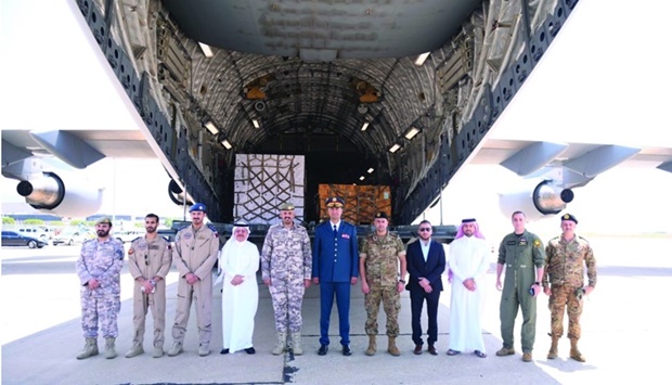 Lebanese army gets 11th shipment of Qatari aid