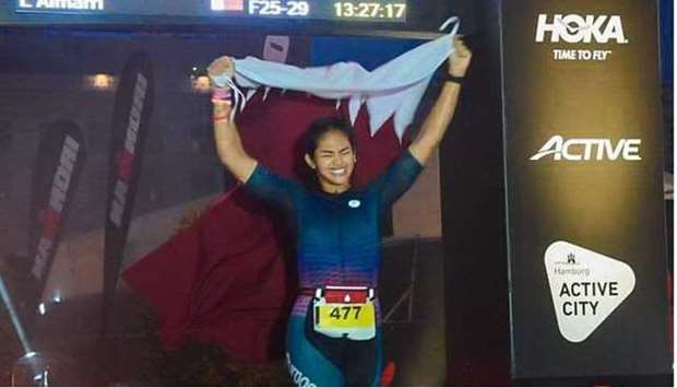 Lolwa Almarri - the first Qatari 'Ironwoman'