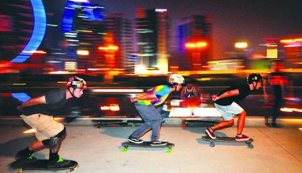 Longboarding in Doha: Ride like the wind