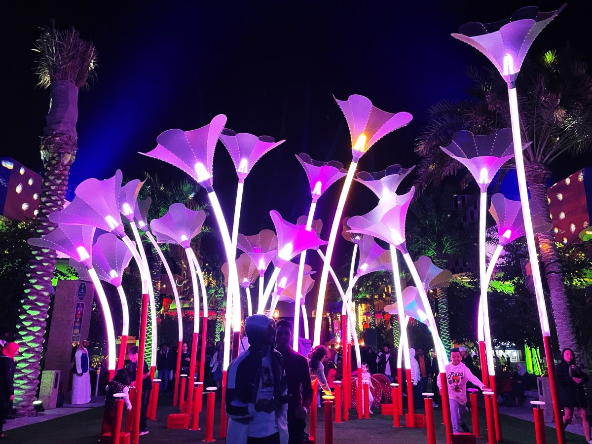 Lusail Boulevard Transforms into a Spectacular Array of Colors with Luminous Festival