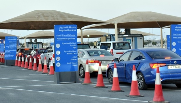 Lusail drive-through Covid-19 facility to offer booster, testing