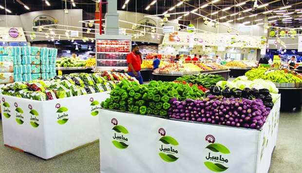 Mahaseel vegetables arrive at Al Meera
