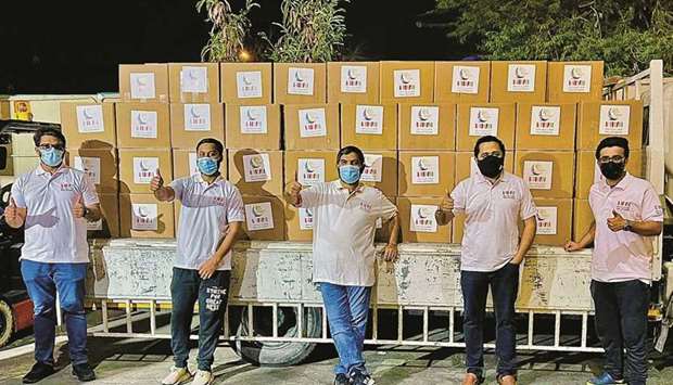 Mall of Qatar distributes food kits among workers across Qatar
