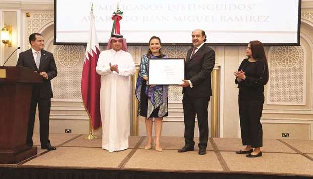 Mexican embassy in Qatar presents the قDistinguished Mexican Award 2021ق
