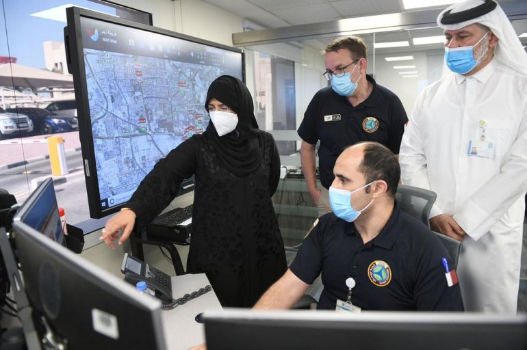 Minister inspects progress of work at National Health Incident Command Center